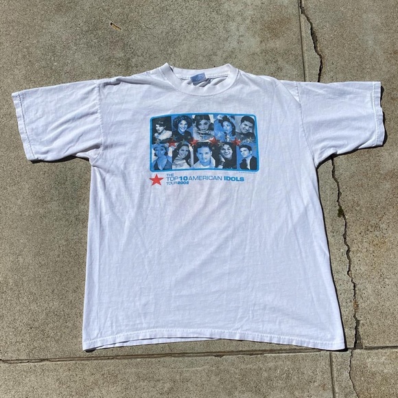 My prized American Idol 2002 concert t-shirt - Picture 1 of 4